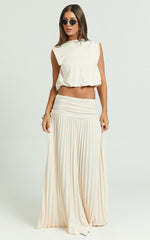 Lioness - Field of Dreams Maxi Skirt in Ivory
